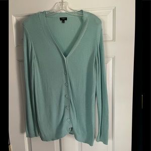 SALE:  Talbots Aqua V-Neck Cardigan Size XLP